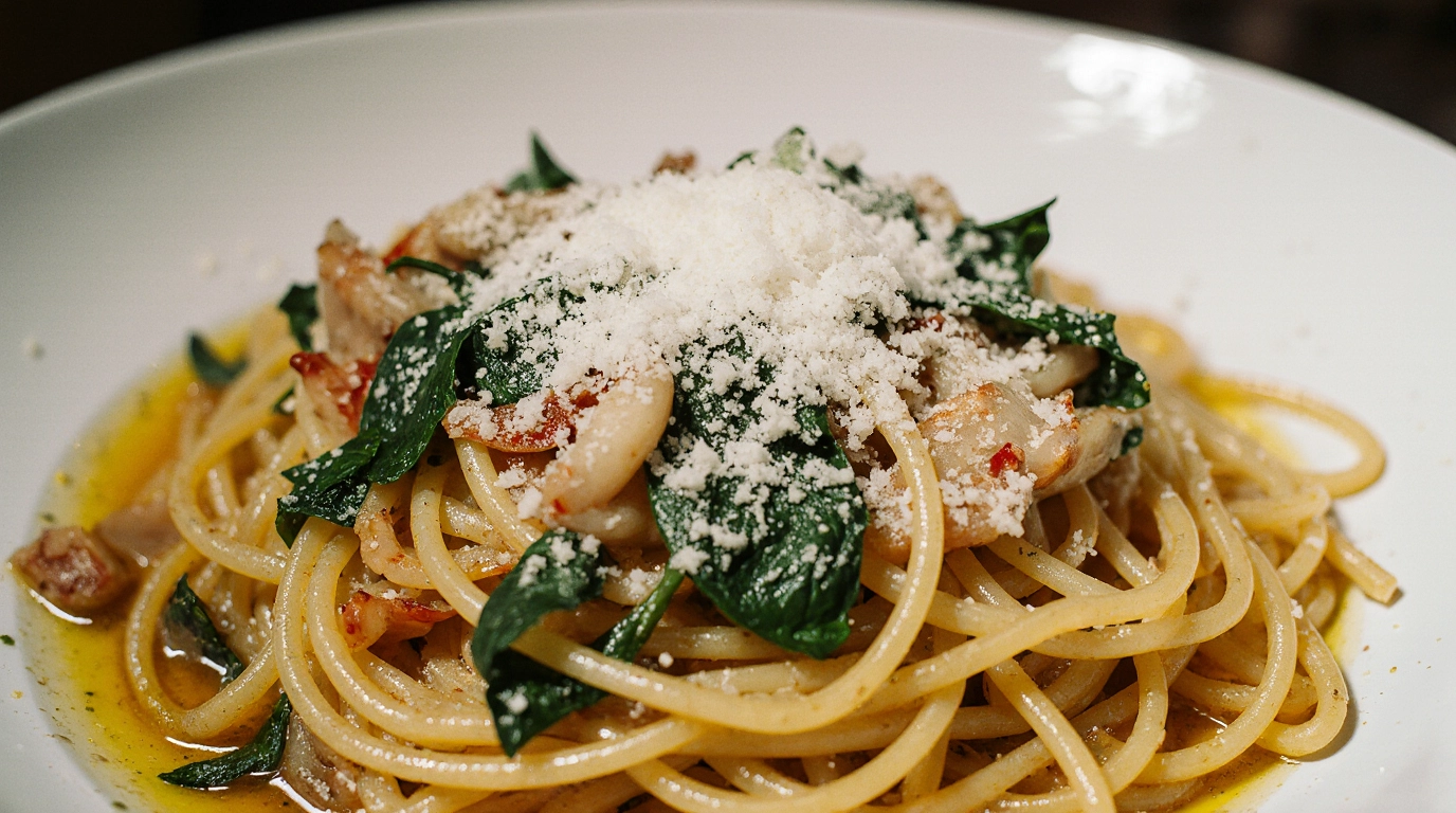 Pasta mit Olivenöl